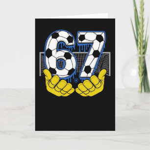 Krachtig 67 Voetbal Nummer Elektrisch Voetbal Ener Kaart