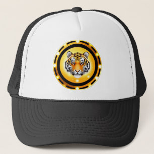 Krachtig Abstract Tijger Grafisch Wild Dier Kunst Trucker Pet
