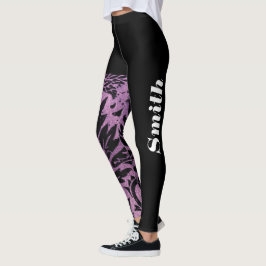  Krachtig gegolfd Mandala naadloos werkstation  Leggings