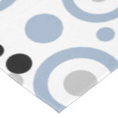 Krachtig geometrisch leisteenblauw tafelkleed (Gekanteld)