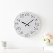 Krachtig Inspirerend voor Verbs Grote Klok (Huis)
