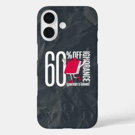 Krachtig Minimalistisch Anti-Onwetendheid Boek Cit iPhone 16 Hoesje