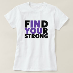 Krachtig Motiverende Spreuk T-shirt