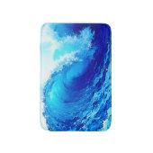 Krachtig ontwerp van de oceaangolfstoot badmat (Voorkant Verticaal)