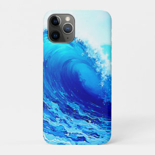 Krachtig ontwerp van de oceaangolfstoot iPhone 11 pro hoesje