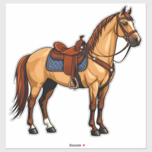 Krachtig Paard Sticker