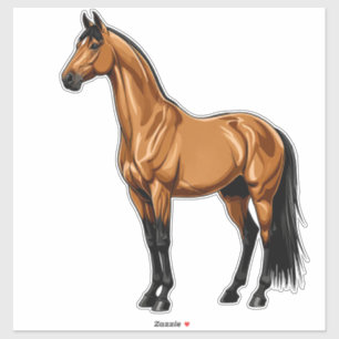 Krachtig Paard Sticker