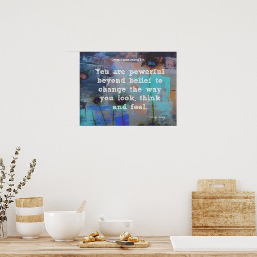 Krachtig! Poster (Keuken)