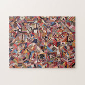 Krachtig quilt-ontwerp legpuzzel (Horizontaal)