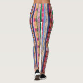Krachtige Abstracte multi-kleurenLeggings Leggings (Achterkant)