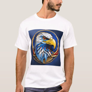 "Krachtige Adelaar Tattoo Ontwerp – Sterkte, Krac T-shirt