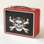 Krachtige beenderen met ontvlammende vleugels (Achterkant)