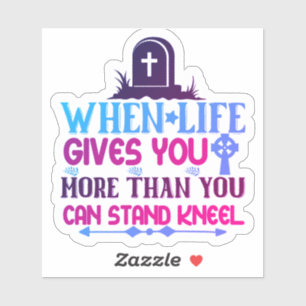 Krachtige Bijbeltekst Sticker