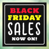Krachtige Black Friday-uitverkopen Raamsticker (Vel 3)