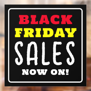 Krachtige Black Friday-verkopen Raamsticker