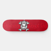 Krachtige eieren op Royal Red Skateboard (Horizontaal)