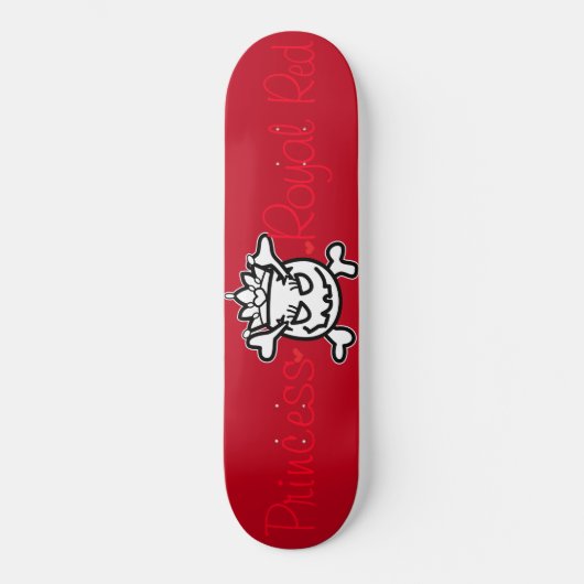 Krachtige eieren op Royal Red Skateboard (Voorkant)