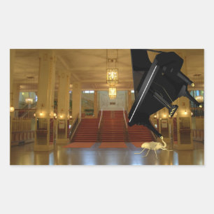 Krachtige elph-Ant Rechthoekige Sticker