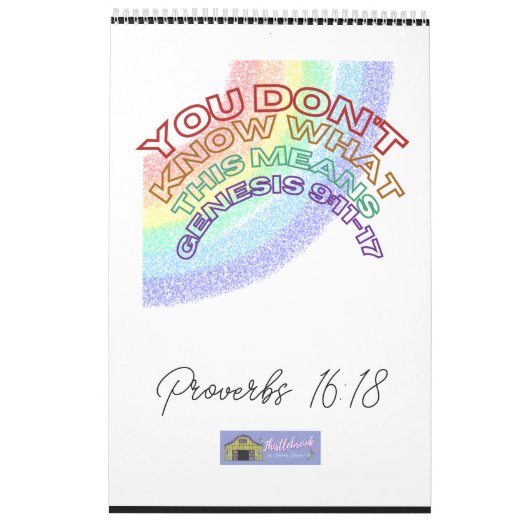 Krachtige geschriften kalender (Achterkant)