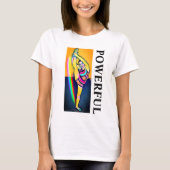 Krachtige gymnast t-shirt (Voorkant)