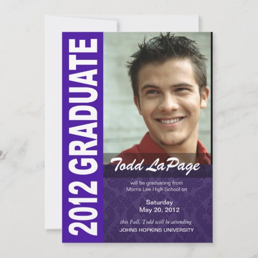 Krachtige, hippe aankondiging van eindexamen 2012 (Voorkant)