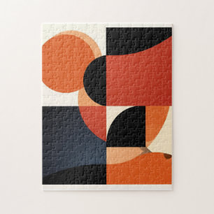 Krachtige Impact: Moderne Abstracte Kunst Legpuzzel