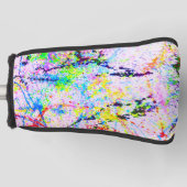 Krachtige kleuren golfheadcover (Voorkant)