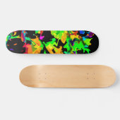 Krachtige kleuren skateboard (Horizontaal)