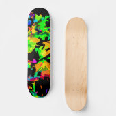 Krachtige kleuren skateboard (Voorkant)