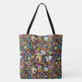 Krachtige kunstenaar - Zie achterzijde - Tas (Achterkant)