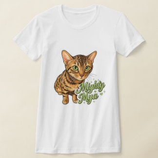 Krachtige Mya V-hals T-shirt