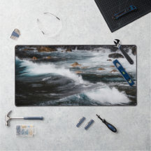 Krachtige Oceaangolven Kustkunstfotografie