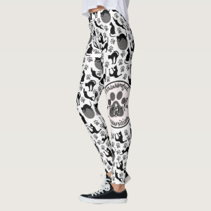 Krachtige Positie Yoga Stretchende Kat Leggings