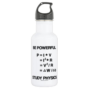 Krachtige (Power Equations) Study Physics Waterfles