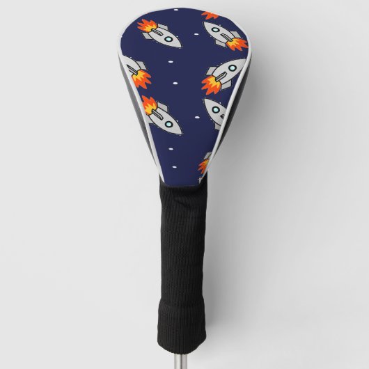Krachtige raketten golfheadcover (Voorkant)