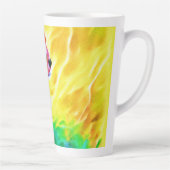 Krachtige Schetah Dierenschildering. Bestel nu Latte Mok (Rechts)