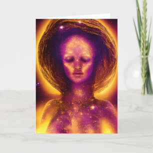 Krachtige ster vrouw alle gelegenheden kaart