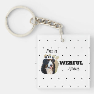 Krachtige tekstvelden voor katten en honden met ma sleutelhanger