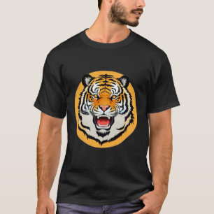 Krachtige Tijger Illustratie T-shirt