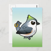 Krachtige Titmouse Briefkaart (Voorkant / Achterkant)