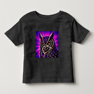 Krachtige Uil Vintage Wildlife Kinder Shirts