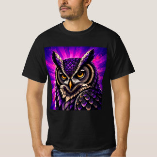 Krachtige Uil Vintage Wildlife T-shirt