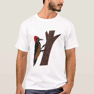 Krachtige Woodpecker T-shirt