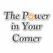 Krachtige zakelijke motivatie beste levensresultat sticker (Voorkant)