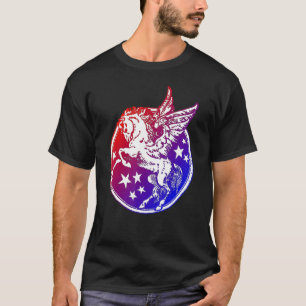krachtsymbool voor de Amerikaanse Pegasus-vliegpa T-shirt