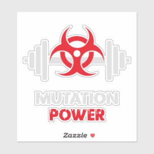 Krachttraining Mutatie Kracht Sticker