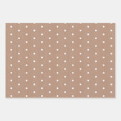 Kraft and White Modern Scandinavian  Inpakpapier Vel (Voorkant 2)