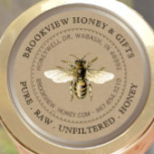 Kraft  Bee Honey Jar Label