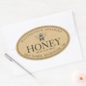 KRAFT  BEE OVAL HONEY LABEL (Envelop)