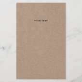 Kraft  bijenhoningontwerp. flyer (Achterkant)